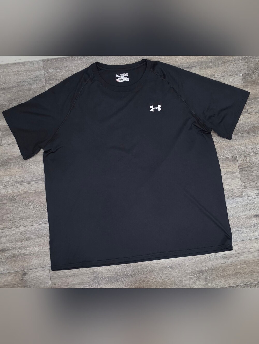 Under Armour Men's Black Short-Sleeve Performance Top-Size 2XL